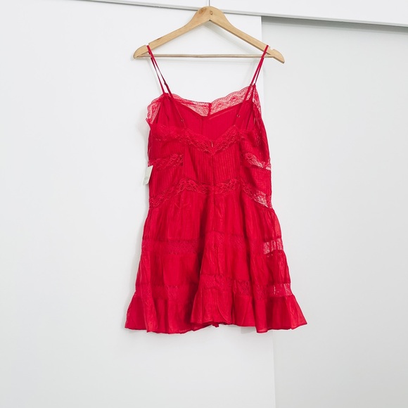 NWT Free People Somebody To Love Lace Mini Dress Size XS - Picture 2 of 7